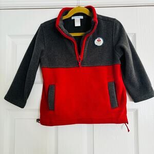 Janie and Jack Boys Walrus Half Zip Pullover Fleece Size 4T